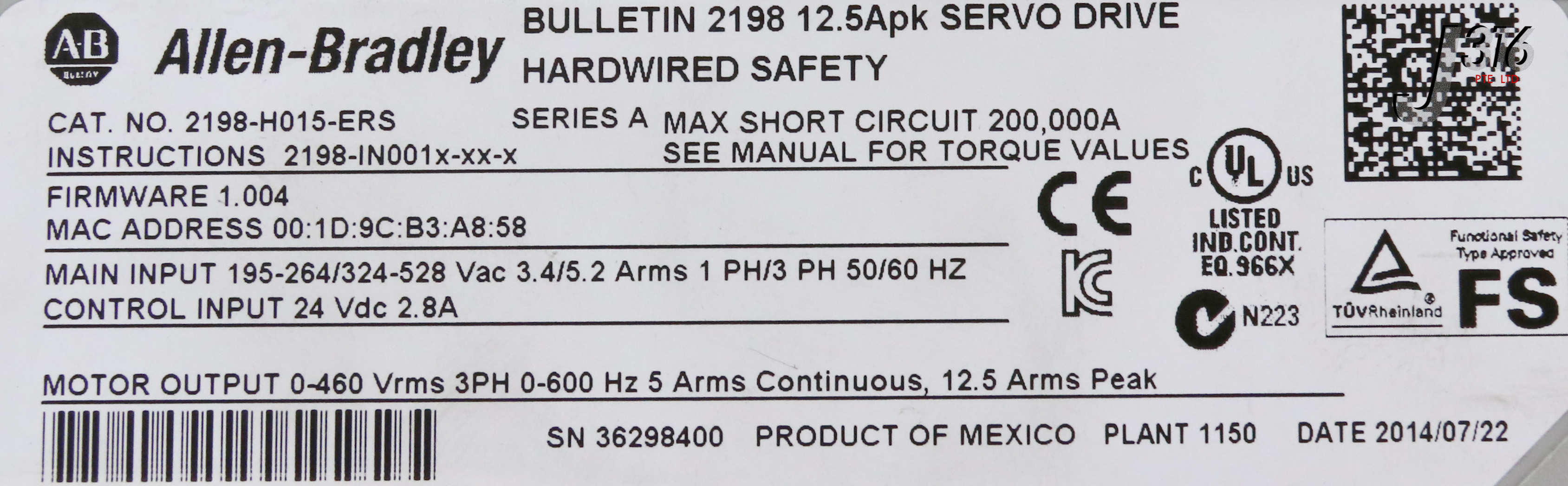 Allen Bradley Kinetix Bulletin Apk Servo